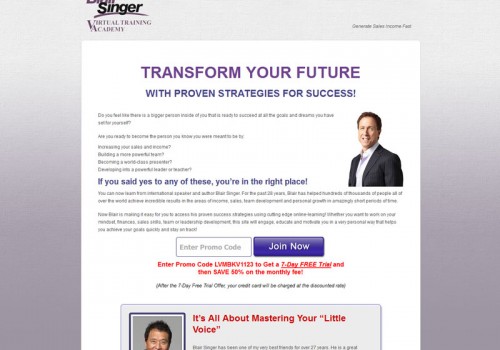 Blair Singer Virtual Training Academy